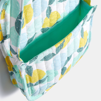 حقيبة كتف بطبعة، من القماش...